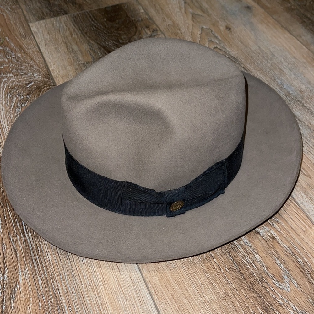 Stetson Temple Fur Felt Fedora Hat Mink